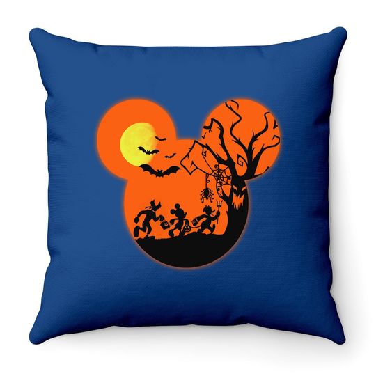 Disney Mickey Mouse And Friends Halloween Throw Pillow