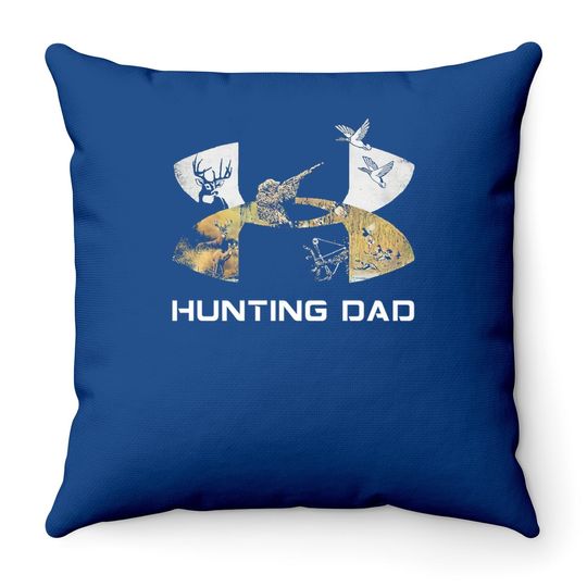 Hunting Dad Throw Pillow