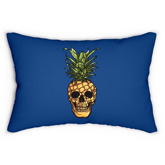 Pineapple Skull Lumbar Pillow Pineapple Lumbar Pillow
