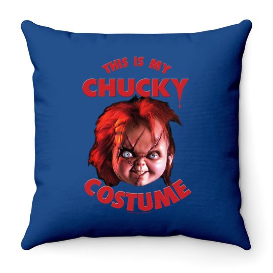 Child's Play This Is My Chucky Costume Throw Pillow