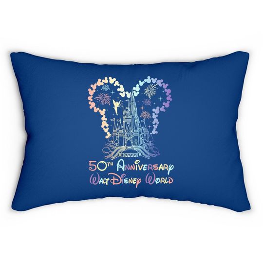 50th Anniversary Walt Disney World Lumbar Pillow