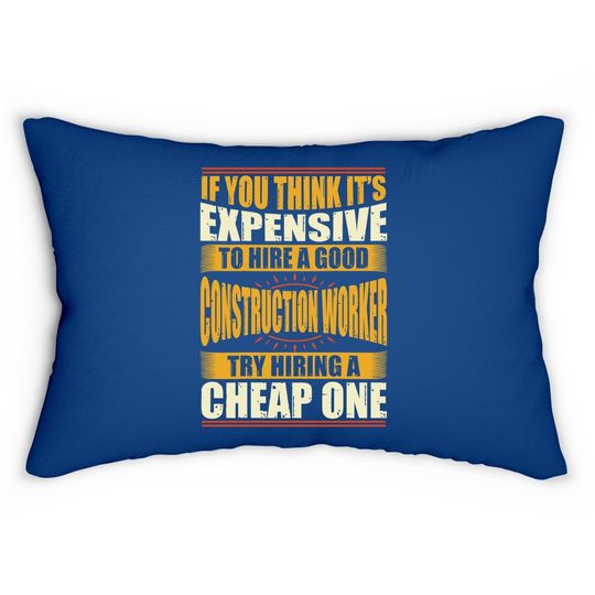 Construction Worker Lumbar Pillow
