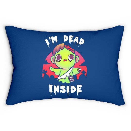 I Am Dead Inside Halloween Lumbar Pillow