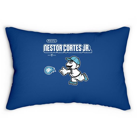 Nestor Cortes Jr Cartoon Lumbar Pillow