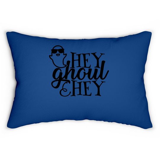 Hey Ghoul Hey Halloween Lumbar Pillow