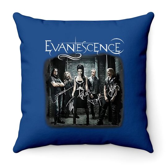 Vintage Evanescences Art Band Music Legend Throw Pillow