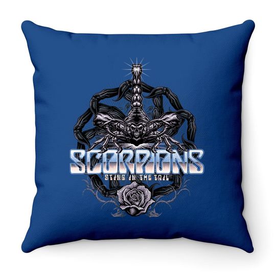 Scorpions - Sting Throw Pillow