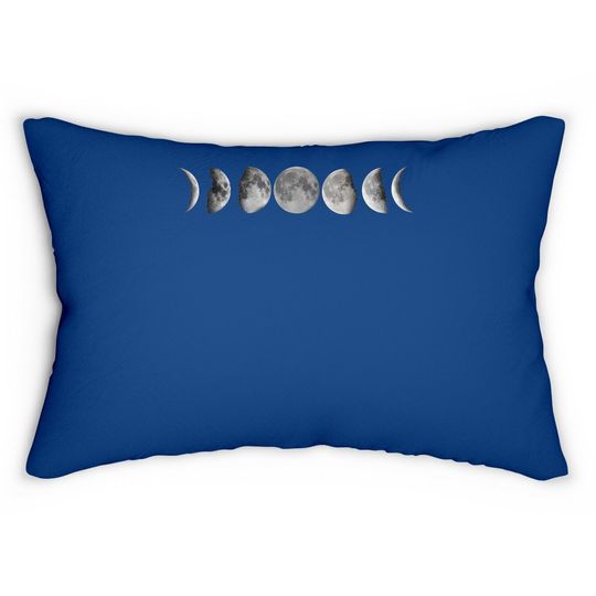 Lunar Cycle Lumbar Pillow Astronomy Full Moon Lumbar Pillow