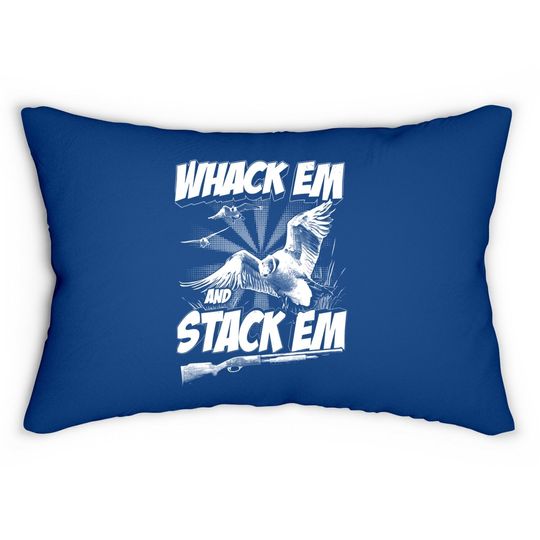 Hunting Whack Em And Stack Em Lumbar Pillow