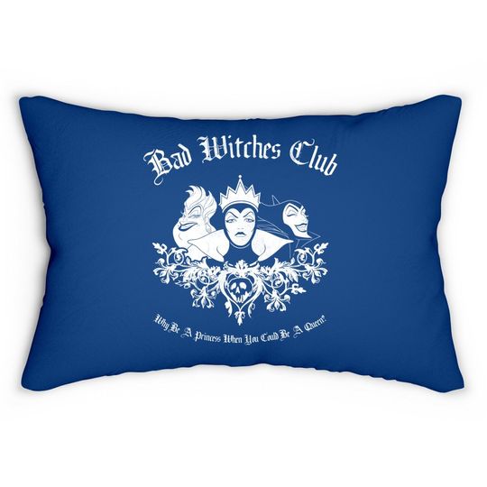 Disney Villains Bad Witches Club Group Lumbar Pillow