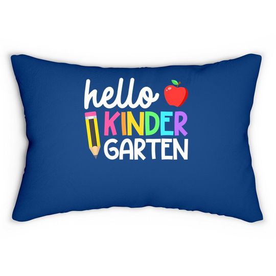 Hello Kindergarten Team Lumbar Pillow