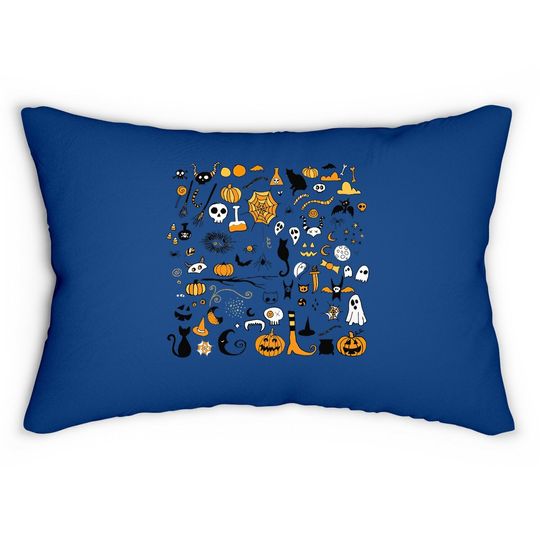 Cute Halloween Lumbar Pillow