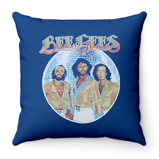Bee Gees Throw Pillow