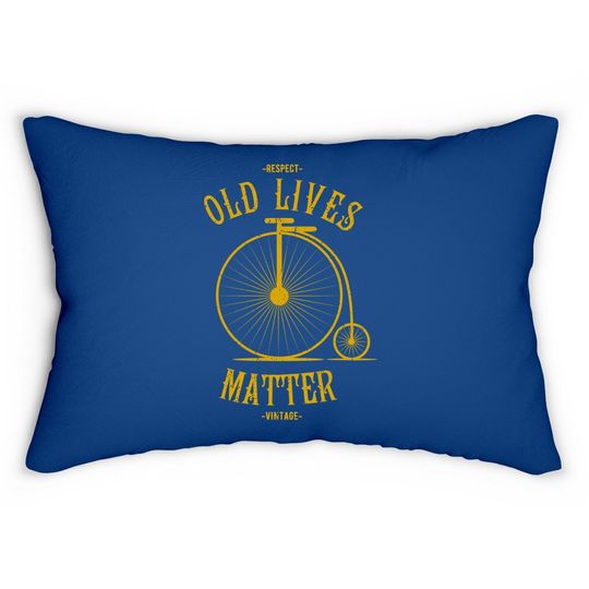 Old Lives Matter Lumbar Pillow