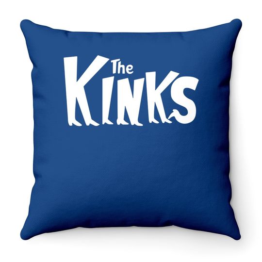 The Kinks Band Throw Pillow
