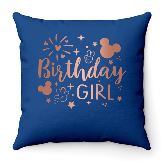 Disney Birthday Throw Pillow, Disney Birthday Squad Throw Pillow, Disney Family Throw Pillow, Disney Birthday, Disney World Throw Pillow, Disney Birthday Girl Throw Pillow