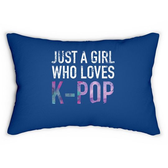 Bts Just A Girl Who Loves K-pop Lumbar Pillow