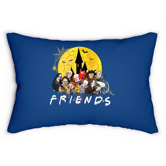 Horror Movie Friends Halloween 2021 Lumbar Pillow
