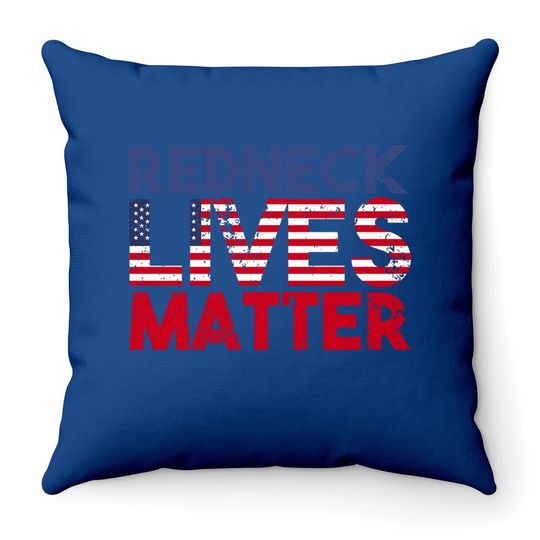 American Holiday Redneck Throw Pillow