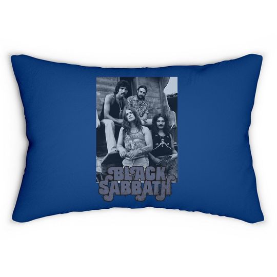 Black Sabbath  Band Lumbar Pillow