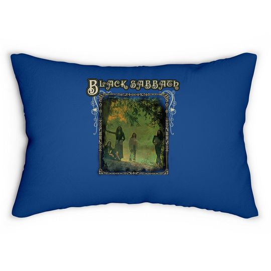 Black Sabbath  Trees Lumbar Pillow