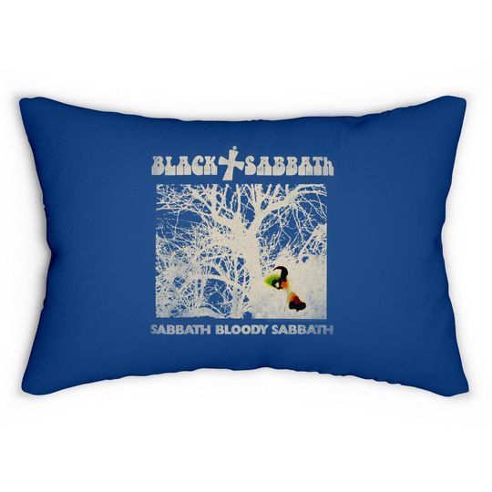 Black Sabbath  Vintage  lumbar Pillow