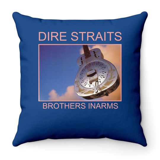 Dire Straits Brothers In Arms Rock  throw Pillow