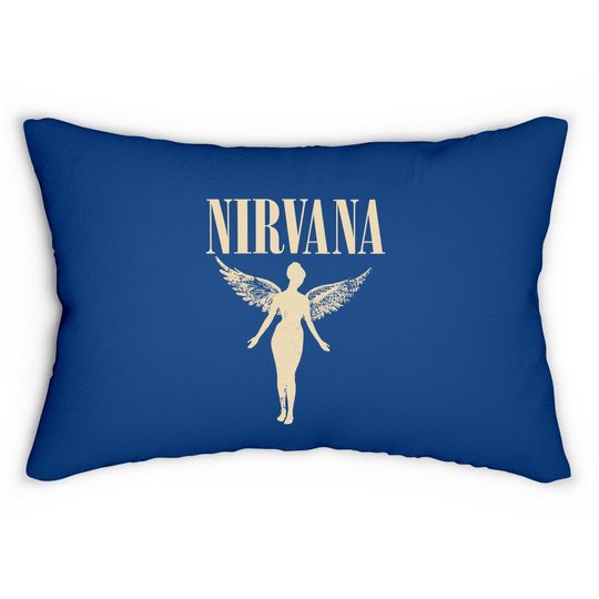 Nirvana In Utero Tour Lumbar Pillow
