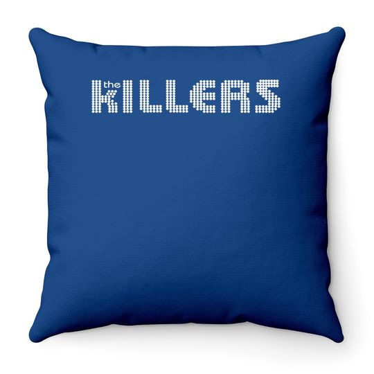 The Killers Band  Black  throw Pillow