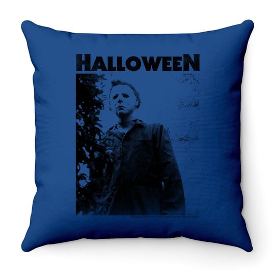 Halloween Scary Horror Slasher Movie Franchise Michael Meyers Throw Pillow