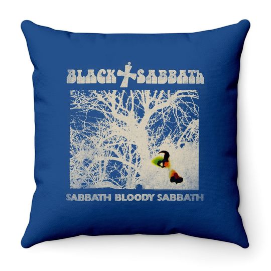 Black Sabbath  Vintage  throw Pillow