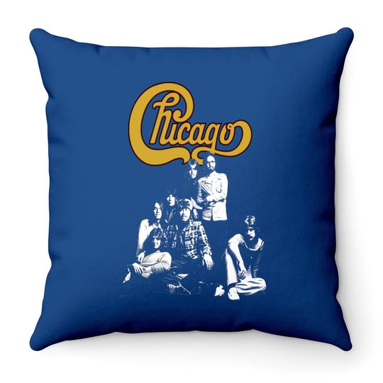 Chicago Band  Throw Pillow