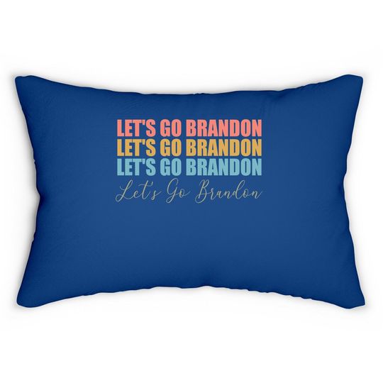 Let's Go Brandon Lumbar Pillow
