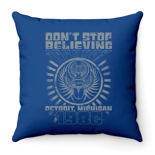 Journey Throw Pillow Don't Stop Believing Throw Pillow