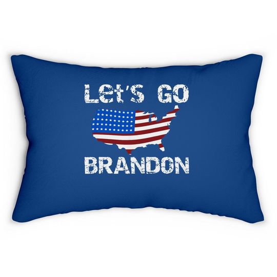 Let’s Go Brandon Impeach Biden Lumbar Pillow
