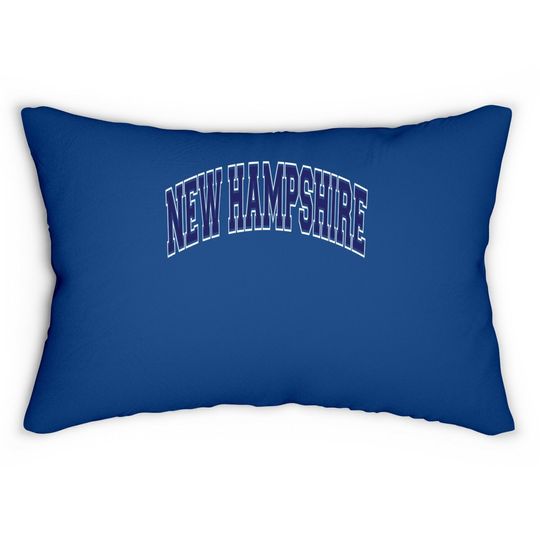 New Hampshire Varsity Style Lumbar Pillow