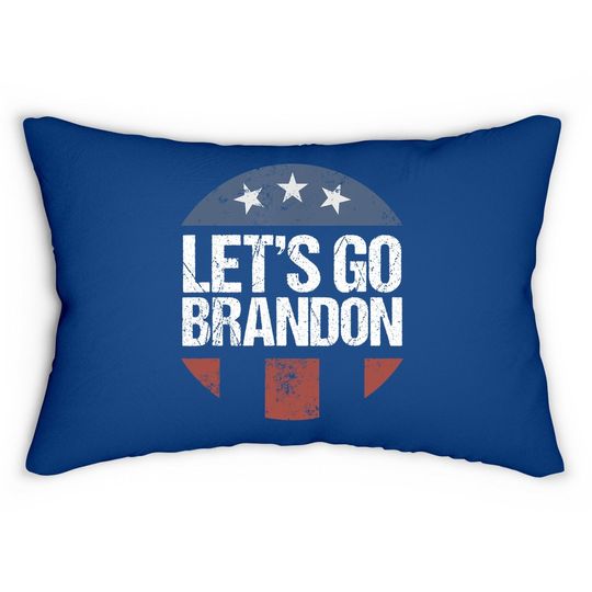 Let's Go Brandon Funny Lumbar Pillow