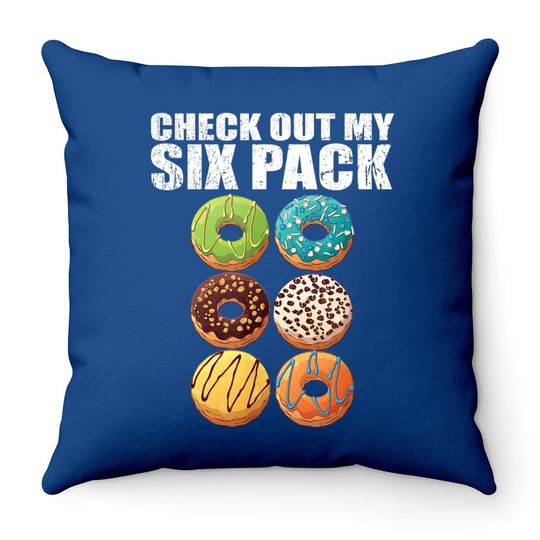 Halloween Donuts  check Out My Six Pack Throw Pillow