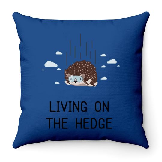 Hedgehog Throw Pillow Cute Hedgehog Gifts For Girls Throw Pillow