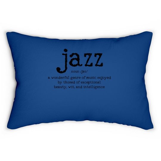 Jazz Music Definition Dictionary Lumbar Pillow