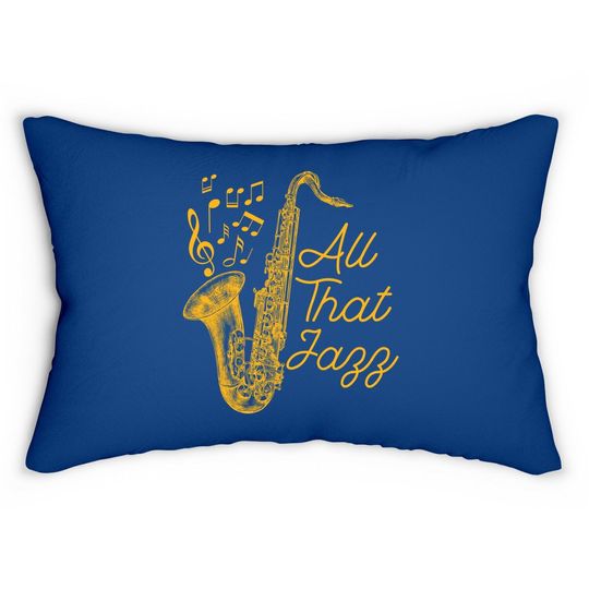 Jazz Music Musician Lumbar Pillow