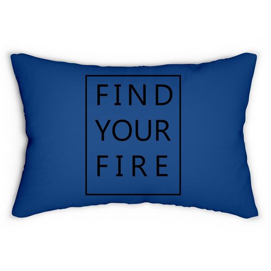 Find Your Fire Lumbar Pillow