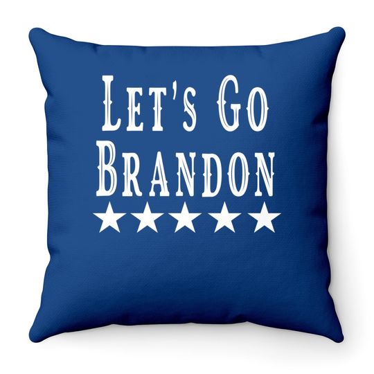 Joe Biden - Chant For Let's Go Brandon Throw Pillow