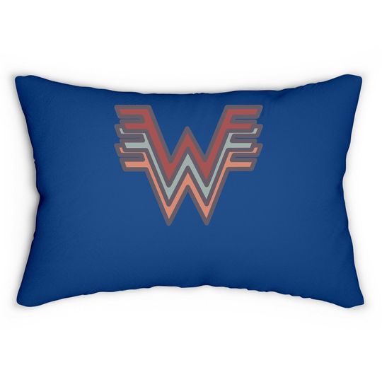 Weezer Logo Lumbar Pillow