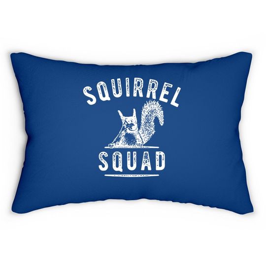 Squirrel Squad Cute Lumbar Pillow