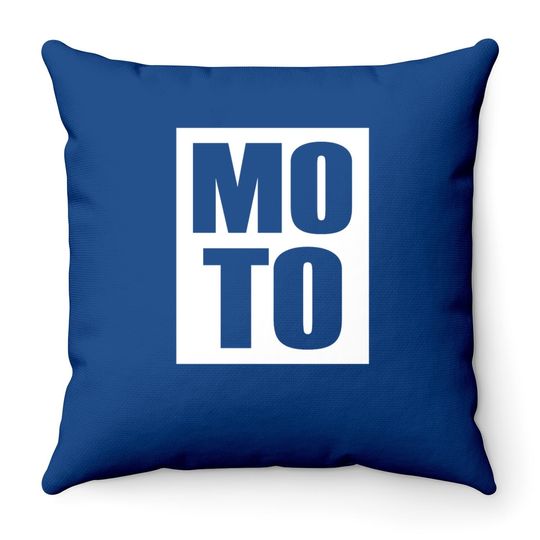 Moto Throw Pillow