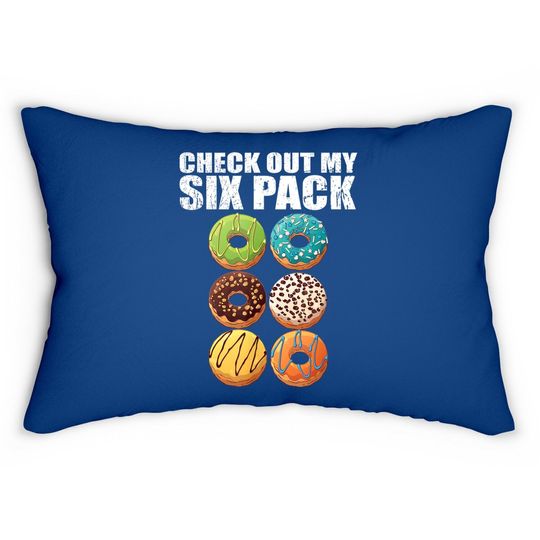 Halloween Donuts  check Out My Six Pack Lumbar Pillow