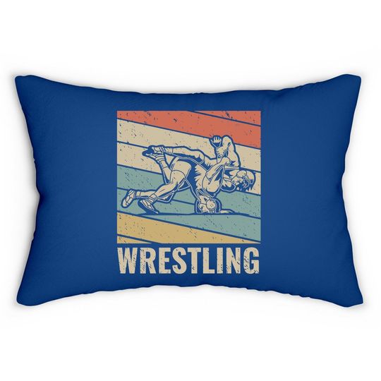 Wrestling Freestyle Lumbar Pillow