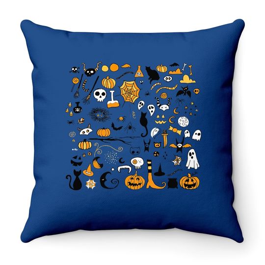 Cute Halloween Throw Pillow