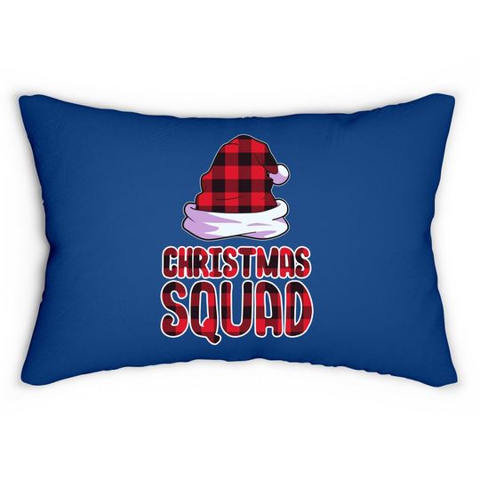 Christmas Squad Family Group Matching Christmas Party Pajama Lumbar Pillow
